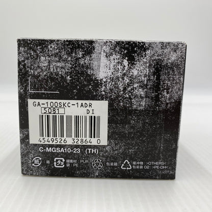 【中古品】【メンズ】 CASIO カシオ ANALOG-DIGITAL MODEL GA-110 CAMOUFLAGE SKELETON SERIES G-SHOCK GA-100SKC-1A アナログデジタル モデル カモフラージュ・スケルトン シリーズ ジーショック 腕時計 196-260808-yo-11-tei カラー：クリア/ブラック 万代Net店
