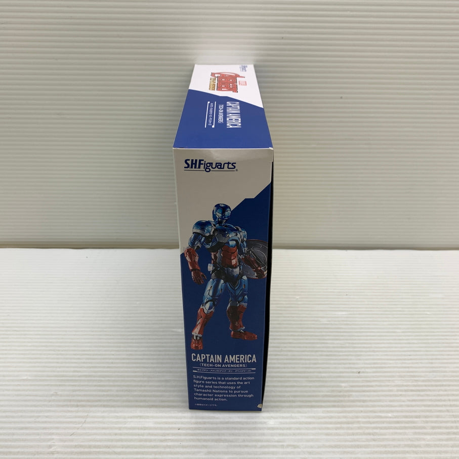 【中古品】 S.H.F キャプテン・アメリカ (テック・オン アベンジャーズ) フィギュア 箱あり 055-260716-YT-08-min 万代Net店