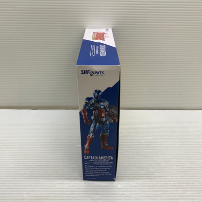 【中古品】 S.H.F キャプテン・アメリカ (テック・オン アベンジャーズ) フィギュア 箱あり 055-260716-YT-08-min 万代Net店
