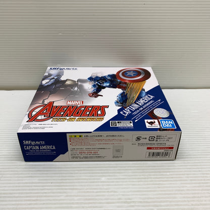 【中古品】 S.H.F キャプテン・アメリカ (テック・オン アベンジャーズ) フィギュア 箱あり 055-260716-YT-08-min 万代Net店