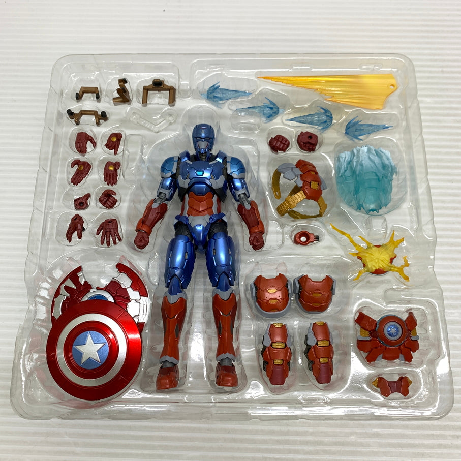 【中古品】 S.H.F キャプテン・アメリカ (テック・オン アベンジャーズ) フィギュア 箱あり 055-260716-YT-08-min 万代Net店