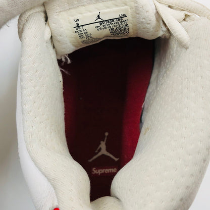 【中古品】【メンズ】 NIKE ナイキ × SUPREME シュプリーム AIR JORDAN 14 RETRO BV7630-106 エアジョーダン14 レトロ スニーカー シューズ 靴 160-251105-hn-05-fur サイズ：26.0cm US 8 カラー：ホワイト/ブラック/レッド 万代Net店