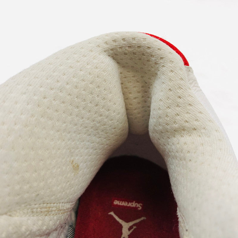 【中古品】【メンズ】 NIKE ナイキ × SUPREME シュプリーム AIR JORDAN 14 RETRO BV7630-106 エアジョーダン14 レトロ スニーカー シューズ 靴 160-251105-hn-05-fur サイズ：26.0cm US 8 カラー：ホワイト/ブラック/レッド 万代Net店
