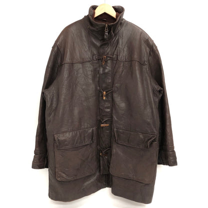 【ジャンク品】【メンズ】 REDSKINS JACKET TYPE B32 レザーコート ミリタリージャケット アウター ヴィンテージ系 146-260122-rs-05-fur サイズ：XL カラー：ブラウン 万代Net店