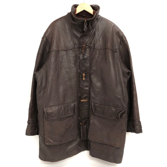 【ジャンク品】【メンズ】 REDSKINS JACKET TYPE B32 レザーコート ミリタリージャケット アウター ヴィンテージ系 146-260122-rs-05-fur サイズ：XL カラー：ブラウン 万代Net店