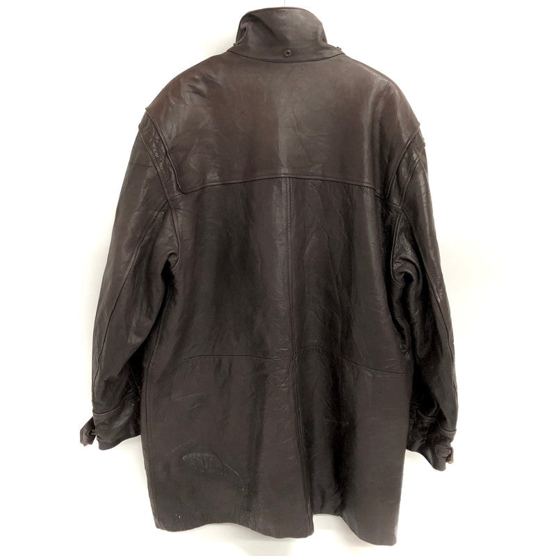 【ジャンク品】【メンズ】 REDSKINS JACKET TYPE B32 レザーコート ミリタリージャケット アウター ヴィンテージ系 146-260122-rs-05-fur サイズ：XL カラー：ブラウン 万代Net店