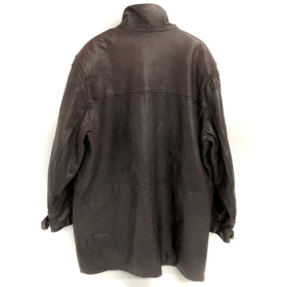 【ジャンク品】【メンズ】 REDSKINS JACKET TYPE B32 レザーコート ミリタリージャケット アウター ヴィンテージ系 146-260122-rs-05-fur サイズ：XL カラー：ブラウン 万代Net店