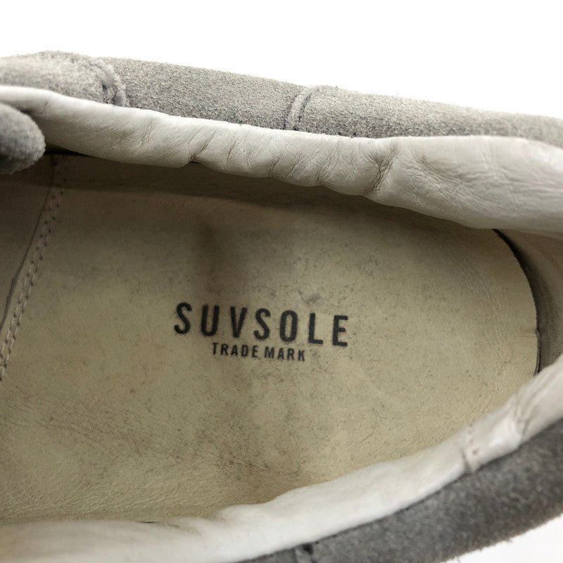 【ジャンク品】【メンズ】 SUVSOLE サヴソル ローカットスニーカー シューズ 靴 162-251105-hn-06-fur サイズ：26.0cm US 8 カラー：グレー 万代Net店