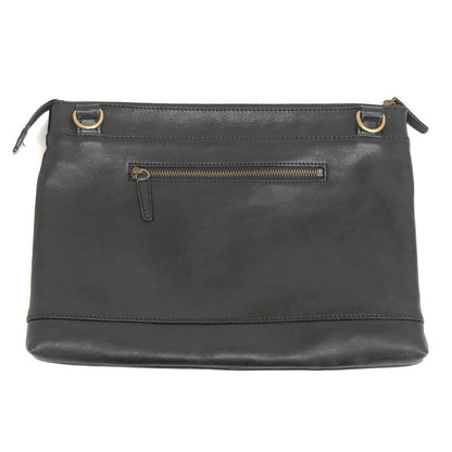 【現状渡し品】【メンズ/レディース】 DOCHE ドーチェ CLUTCH BAG CLB-6741 クラッチバッグ レザー フラット 鞄 188-250421-rs-03-fur カラー：ブラック 万代Net店