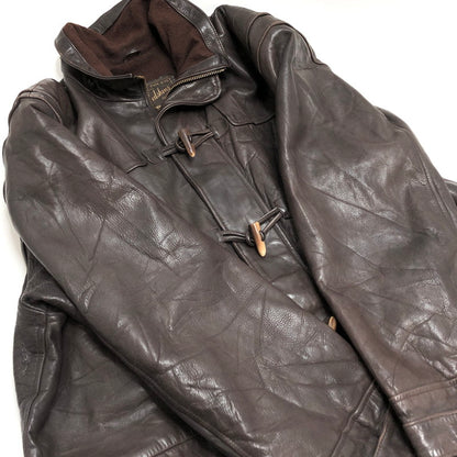 【ジャンク品】【メンズ】 REDSKINS JACKET TYPE B32 レザーコート ミリタリージャケット アウター ヴィンテージ系 146-260122-rs-05-fur サイズ：XL カラー：ブラウン 万代Net店
