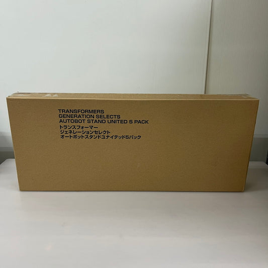 【未使用品】 トランスフォーマー オートボットスタンドユナイテッド5パック トランスフォーマー GENERATION SELECTS 輸送箱未開封 055-260309-AS-14-min 万代Net店