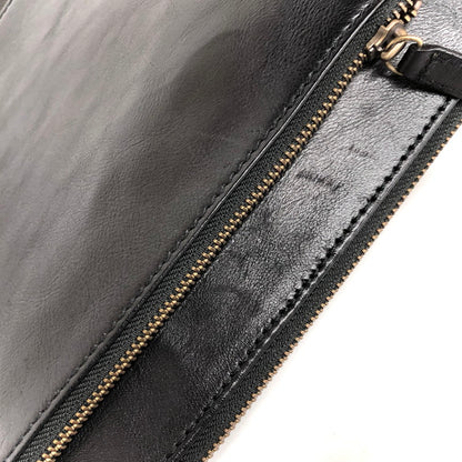 【現状渡し品】【メンズ/レディース】 DOCHE ドーチェ CLUTCH BAG CLB-6741 クラッチバッグ レザー フラット 鞄 188-250421-rs-03-fur カラー：ブラック 万代Net店