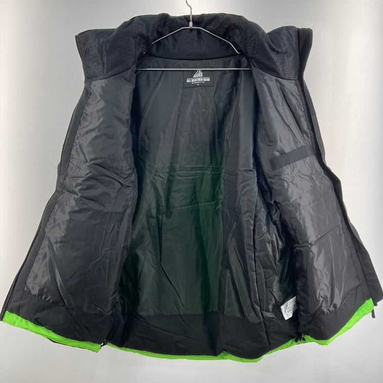 【中古品】【メンズ】 WORKMAN AEGIS 防水防寒スーツ 上下セット 144-260419-WA-01-iwa サイズ：3L カラー：ブラック グリーン 万代Net店