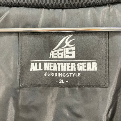 【中古品】【メンズ】 WORKMAN AEGIS 防水防寒スーツ 上下セット 144-260419-WA-01-iwa サイズ：3L カラー：ブラック グリーン 万代Net店