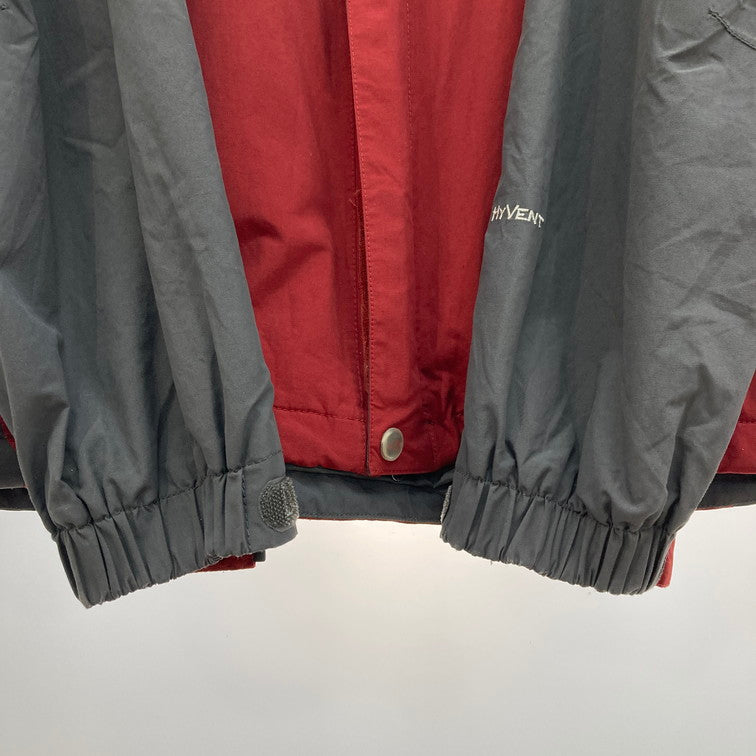 【現状渡し品】【メンズ】 THE NORTH FACE ザ・ノースフェイス HYVENT RED ジャケット 144-260101-WA-06-iwa サイズ：L/G カラー：レッド グレー 万代Net店