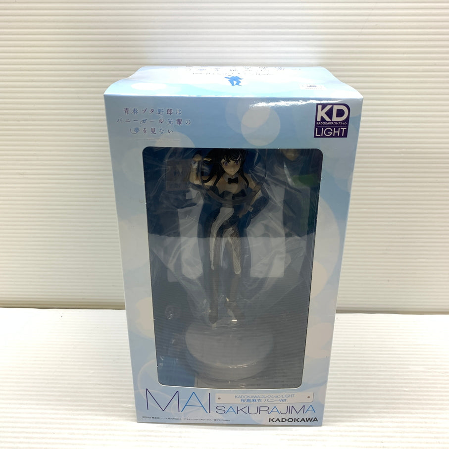 【中古品】 桜島麻衣 バニーver. KADOKAWA コレクションLIGHT プラスチック製 塗装済み完成品 青ブタ フィギュア 箱あり 053-260717-YT-04-min 万代Net店