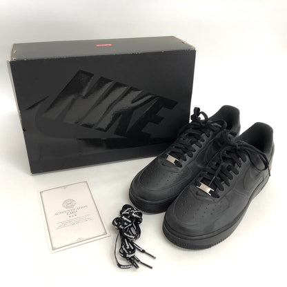 【現状渡し品】【メンズ】 NIKE × SUPREME ナイキ シュプリーム AIR FORCE 1 LOW CU9225-001 エアフォース ロー スニーカー シューズ 靴 160-260925-rs-04-fur サイズ：27.0cm US9 カラー：ブラック 万代Net店