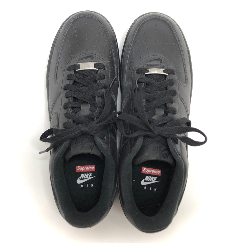 【現状渡し品】【メンズ】 NIKE × SUPREME ナイキ シュプリーム AIR FORCE 1 LOW CU9225-001 エアフォース ロー スニーカー シューズ 靴 160-260925-rs-04-fur サイズ：27.0cm US9 カラー：ブラック 万代Net店
