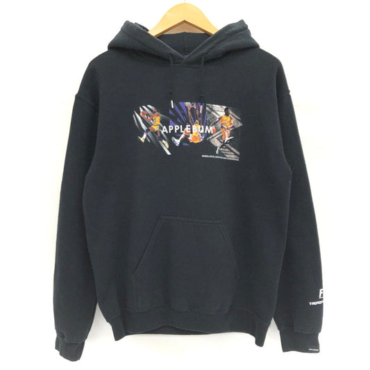 【現状渡し品】【メンズ】 APPLEBUM アップルバム LAKERS レイカーズパーカー 長袖 トップス ストリート系 142-250423-rs-01-fur サイズ：S カラー：ブラック 万代Net店