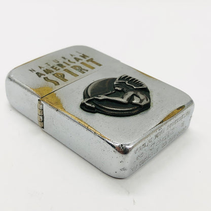 【現状渡し品】【メンズ/レディース】 ZIPPO ジッポ 1941 REPLICA NATURAL AMERICAN SPIRIT 1941 レプリカ ナチュラル アメリカン スピリット メタル貼り USED加工 03年製 ライター 206-241210-hn-02-fur カラー：シルバー 万代Net店