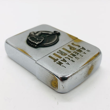 【現状渡し品】【メンズ/レディース】 ZIPPO ジッポ 1941 REPLICA NATURAL AMERICAN SPIRIT 1941 レプリカ ナチュラル アメリカン スピリット メタル貼り USED加工 03年製 ライター 206-241210-hn-02-fur カラー：シルバー 万代Net店