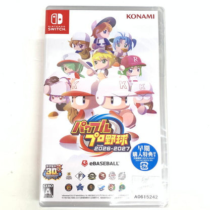 【未使用品】 早期購入特典付き パワフルプロ野球2026-2027 -Switch 029-260613-mo-01-fur 万代Net店