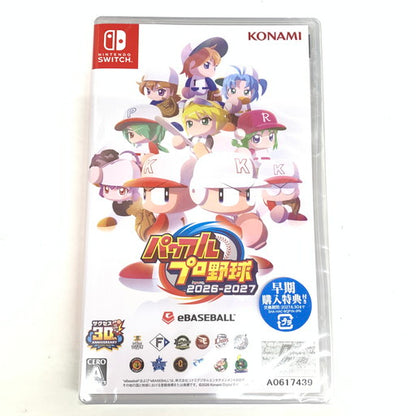 【未使用品】 早期購入特典付き パワフルプロ野球2026-2027 -Switch 029-260613-mo-02-fur 万代Net店