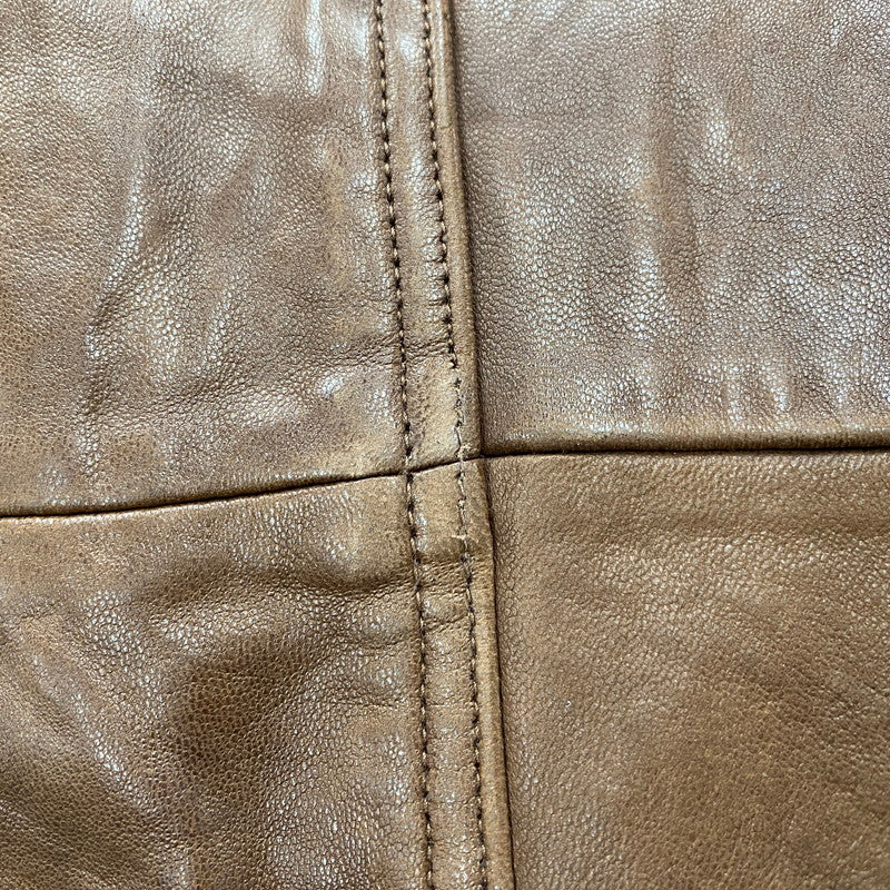 【中古品】【メンズ】 ORVIS オービス 90’S LEATHER VEST レザー ベスト アウター 146-260418-cs-05-izu サイズ：M カラー：ブラウン 万代Net店
