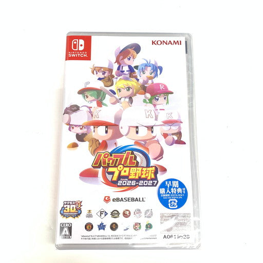 【未使用品】 早期購入特典付き パワフルプロ野球2026-2027 -Switch 029-260613-mo-04-fur 万代Net店
