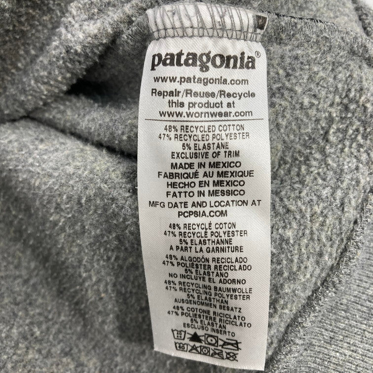 【中古品】【メンズ】 patagonia パタゴニア RN51884 スウェットパーカー 147-260103-WA-01-iwa サイズ：S カラー：グレー 万代Net店