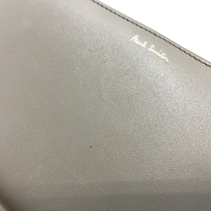 【中古品】【メンズ/レディース】 PAUL SMITH ポール・スミス BMULTI M1A4778 ラウンドファスナー ロングウォレット 長財布 200-260925-rs-03-fur カラー：グレー 万代Net店