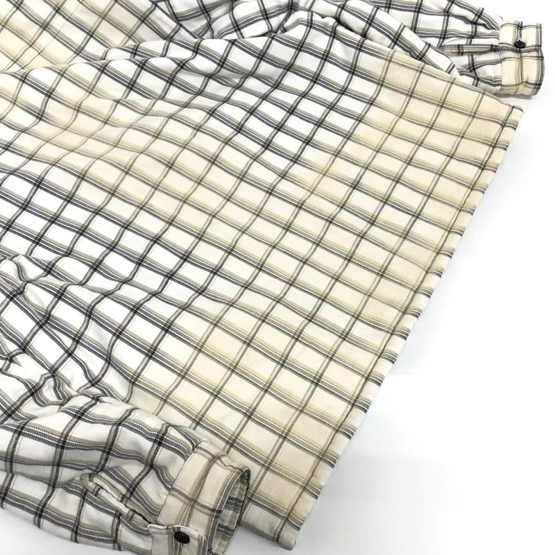 【現状渡し品】【メンズ/レディース】 Supreme シュプリーム × Dickies PLAID HOODED ZIP UP SHIRT FW23S30 チェック パーカー フーディジャケット アウター 149-251107-rs-04-fur サイズ：M カラー：ブラック/ホワイト系 万代Net店