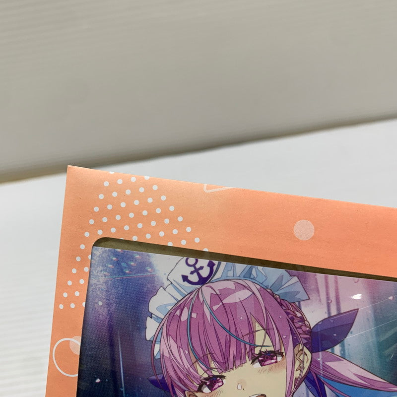 【中古品】 ホロライブ 湊あくあ 活動6周年記念 直筆サイン入りポストカード グッズ VTuber 053-260202-AS-1-min 万代Net店
