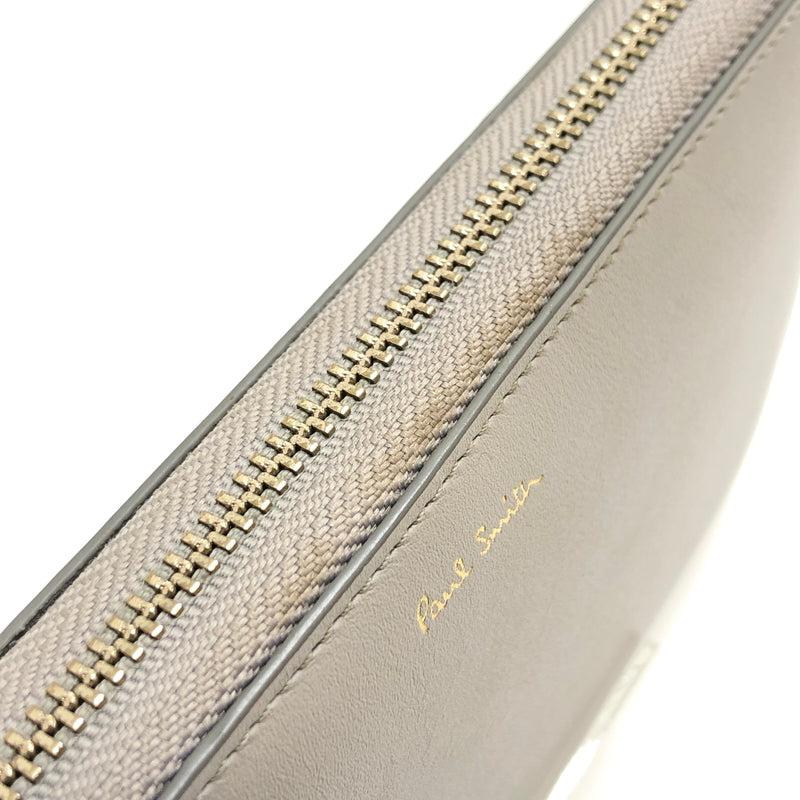【中古品】【メンズ/レディース】 PAUL SMITH ポール・スミス BMULTI M1A4778 ラウンドファスナー ロングウォレット 長財布 200-260925-rs-03-fur カラー：グレー 万代Net店