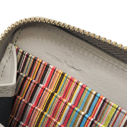 【中古品】【メンズ/レディース】 PAUL SMITH ポール・スミス BMULTI M1A4778 ラウンドファスナー ロングウォレット 長財布 200-260925-rs-03-fur カラー：グレー 万代Net店