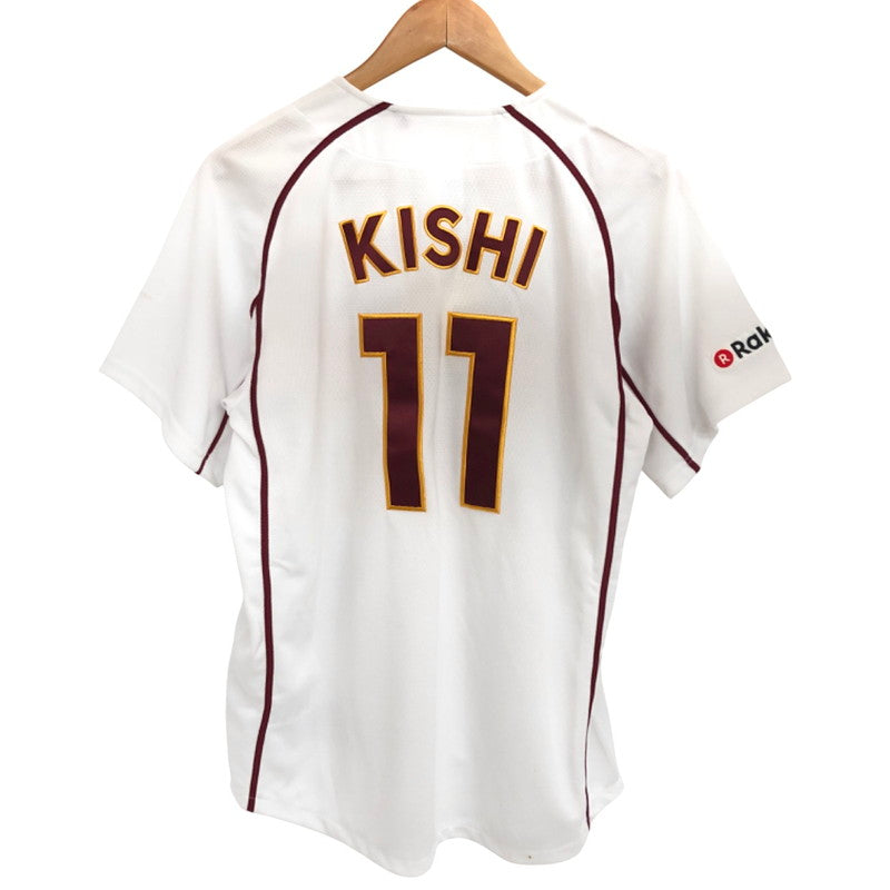 【中古品】【メンズ/レディース】 Majestic 楽天イーグルス 応援 ユニフォーム 11 KISHI 半袖 トップス 147-251107-rs-05-fur サイズ：M カラー：ホワイト 万代Net店
