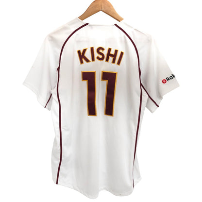 【中古品】【メンズ/レディース】 Majestic 楽天イーグルス 応援 ユニフォーム 11 KISHI 半袖 トップス 147-251107-rs-05-fur サイズ：M カラー：ホワイト 万代Net店
