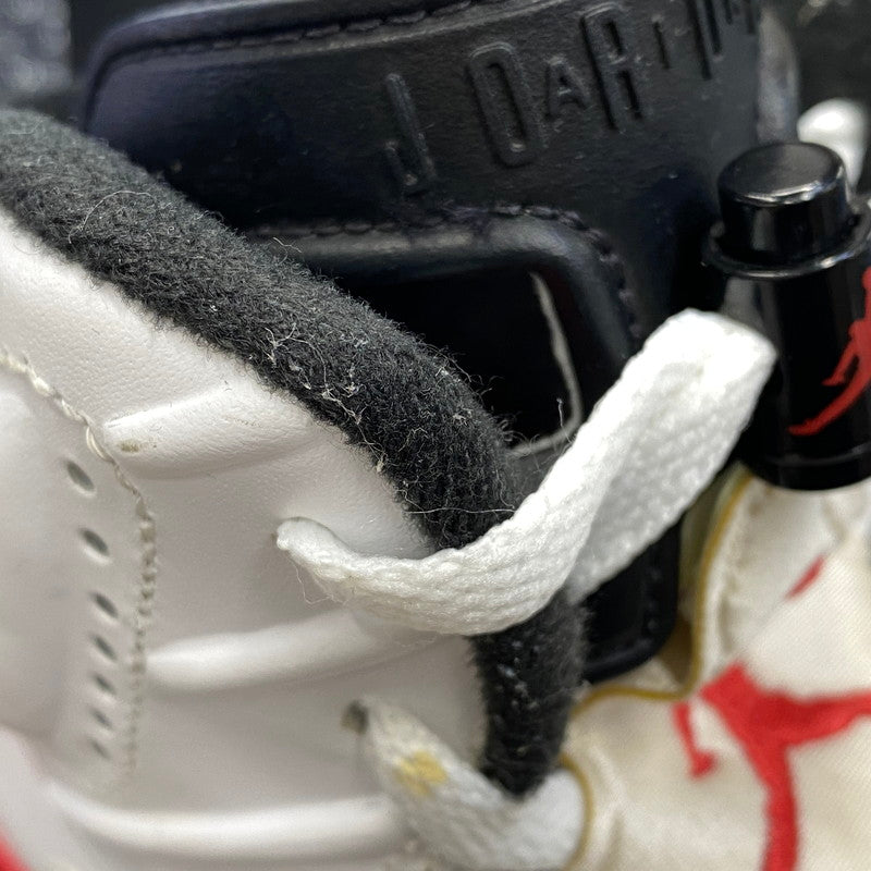 【中古品】【メンズ】 NIKE ナイキ 384664-103 AIR JORDAN 6 RETRO エア ジョーダン 6 レトロ スニーカー 靴 160-261011-kh-12-izu サイズ：27 カラー：WHITE/INFRARED 万代Net店