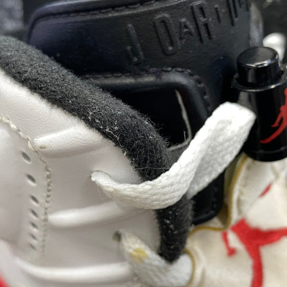 【中古品】【メンズ】 NIKE ナイキ 384664-103 AIR JORDAN 6 RETRO エア ジョーダン 6 レトロ スニーカー 靴 160-261011-kh-12-izu サイズ：27 カラー：WHITE/INFRARED 万代Net店