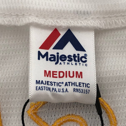 【中古品】【メンズ/レディース】 Majestic 楽天イーグルス 応援 ユニフォーム 11 KISHI 半袖 トップス 147-251107-rs-05-fur サイズ：M カラー：ホワイト 万代Net店