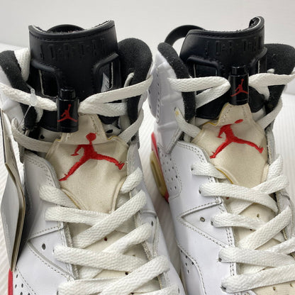 【中古品】【メンズ】 NIKE ナイキ 384664-103 AIR JORDAN 6 RETRO エア ジョーダン 6 レトロ スニーカー 靴 160-261011-kh-12-izu サイズ：27 カラー：WHITE/INFRARED 万代Net店