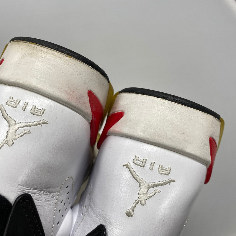 【中古品】【メンズ】 NIKE ナイキ 384664-103 AIR JORDAN 6 RETRO エア ジョーダン 6 レトロ スニーカー 靴 160-261011-kh-12-izu サイズ：27 カラー：WHITE/INFRARED 万代Net店