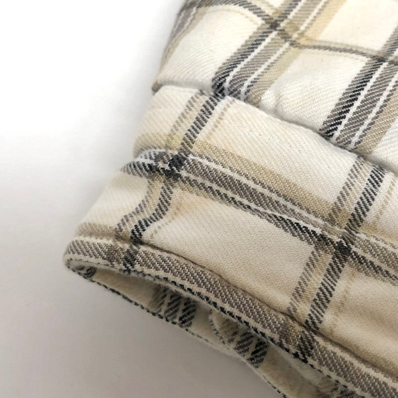 【現状渡し品】【メンズ/レディース】 Supreme シュプリーム × Dickies PLAID HOODED ZIP UP SHIRT FW23S30 チェック パーカー フーディジャケット アウター 149-251107-rs-04-fur サイズ：M カラー：ブラック/ホワイト系 万代Net店