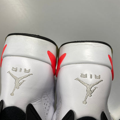 【中古品】【メンズ】 NIKE ナイキ 384664-123 AIR JORDAN 6 RETRO (2014) エア ジョーダン 6 レトロ スニーカー 靴 160-261011-kh-13-izu サイズ：27.5 カラー：WHITE/INFRARED-BLACK 万代Net店