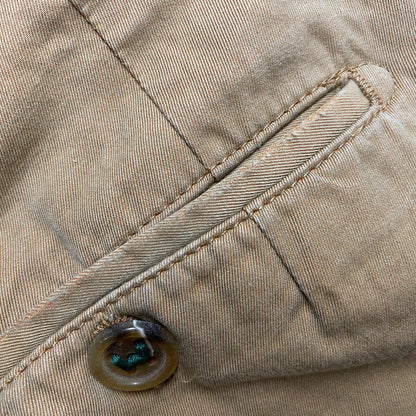 【中古品】【メンズ】 RETRO THECA 1P SLACKS PANTS OM1672 スラックスパンツ イタリア製 ボトムス 152-250702-as-16-izu サイズ：52 カラー：ベージュ 万代Net店