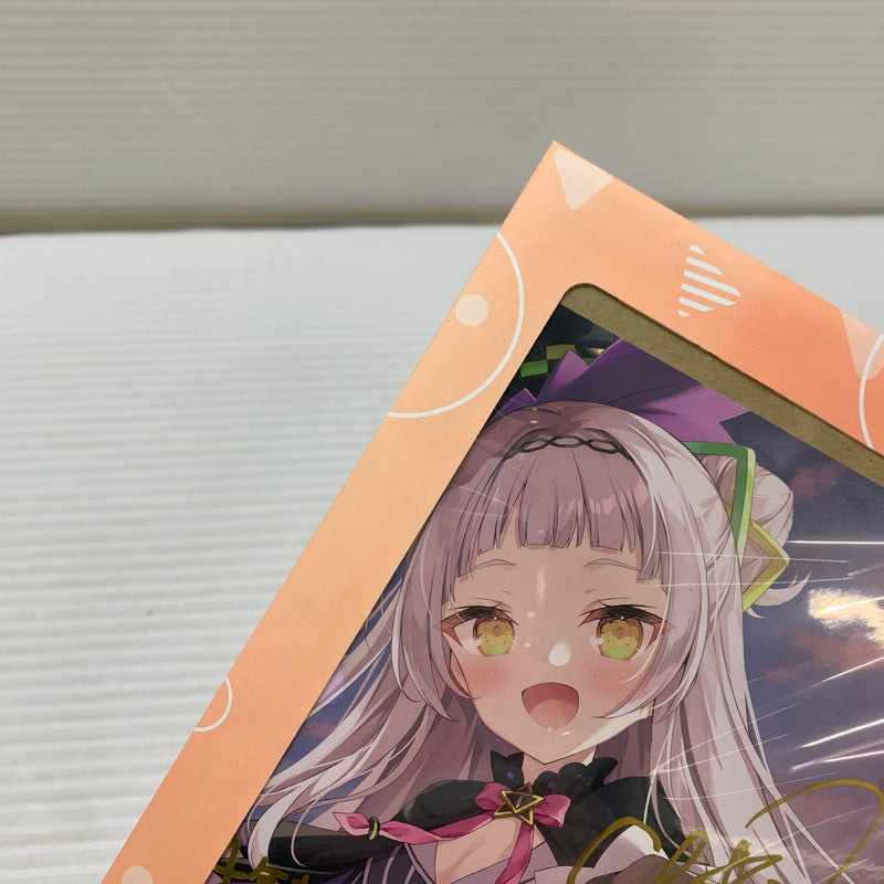 【中古品】 ホロライブ 紫咲シオン 活動4周年記念 直筆サイン入りポストカード グッズ VTuber 053-260202-AS-3-min 万代Net店