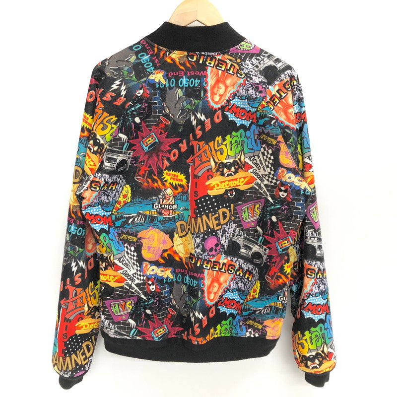 【中古品】【メンズ】 HYSTERIC GLAMOUR ヒステリックグラマー 02183AB14 総柄 ブルゾン ジャケット アウター 140-260123-rs-01-fur サイズ：M カラー：マルチカラー 万代Net店