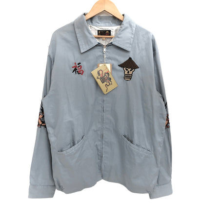 【中古品】【メンズ】 TAILOR TOYO テーラー東洋 Cotton Vietnam Jacket "SKULL" TT14898 ベトナムジャケット ベトジャン スカル アウター 古着 東洋エンタープライズ 145-260925-rs-07-fur サイズ：XL カラー：ライトブルー 万代Net店