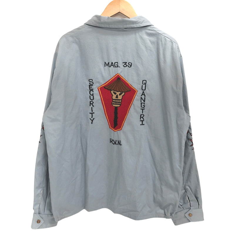 【中古品】【メンズ】 TAILOR TOYO テーラー東洋 Cotton Vietnam Jacket "SKULL" TT14898 ベトナムジャケット ベトジャン スカル アウター 古着 東洋エンタープライズ 145-260925-rs-07-fur サイズ：XL カラー：ライトブルー 万代Net店