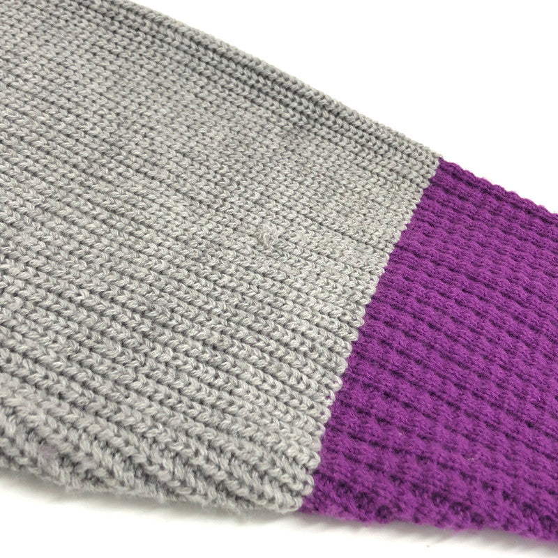 【中古品】【レディース】 CANDY STRIPPER キャンディストリッパー × LISA BLOCKING CRASH ニット セーター 長袖 トップス 170-251107-rs-07-fur サイズ：2(Mサイズ) カラー：パープル 万代Net店